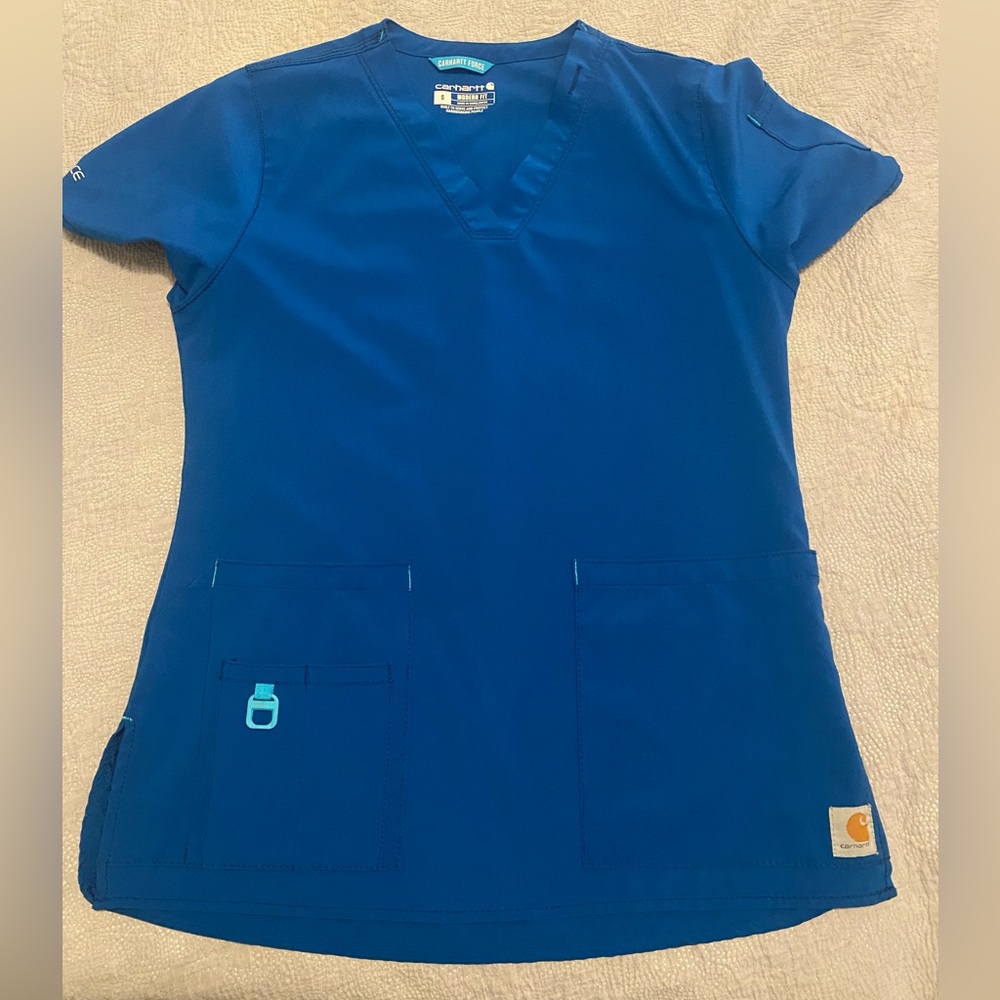 Carhartt Force Blue Scrub Set